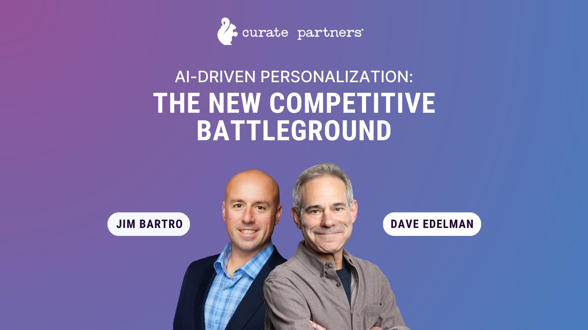 AI Driven Personalization Webinar Cover image