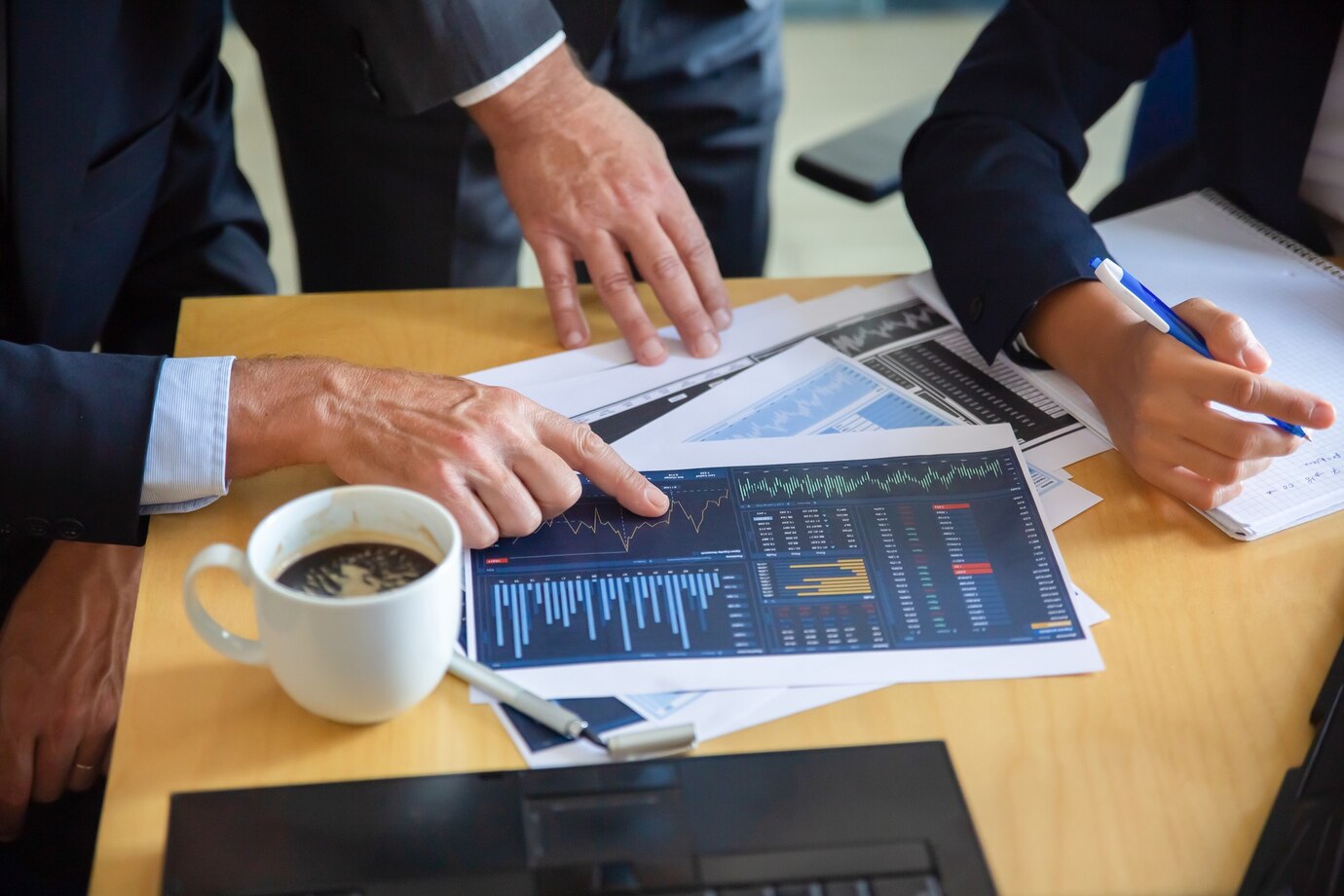 Visual representation of end-to-end automation across trading, onboarding, and tax compliance operations in wealth management.