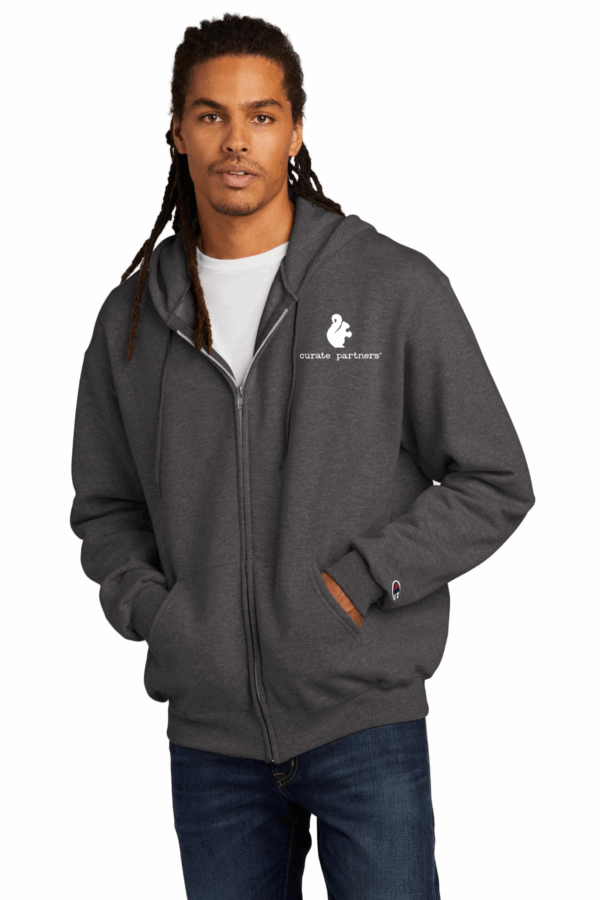 Champion Powerblend Fullzip Hoodie Charcoal