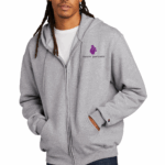 Champion Powerblend Fullzip Hoodie Light Steel
