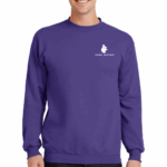 Port & Company Core Fleece Crewneck Purple