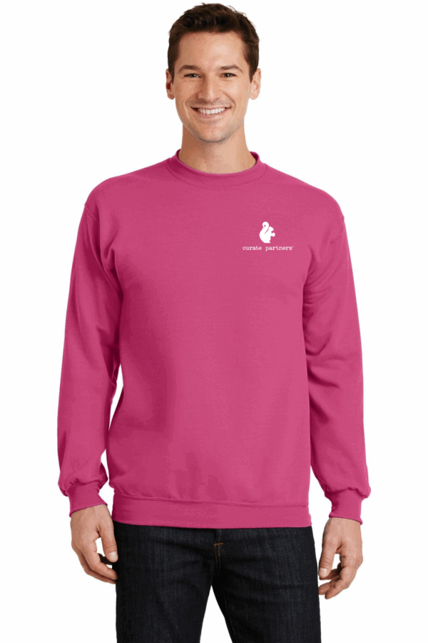 Port & Company Core Fleece Crewneck Sangria