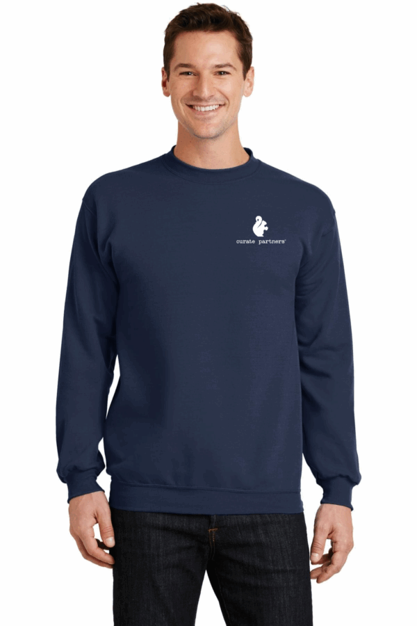 Port & Company Core Fleece Crewneck Navy
