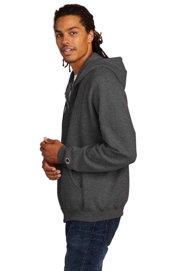 Champion Powerblend Fullzip Hoodie Charcoal