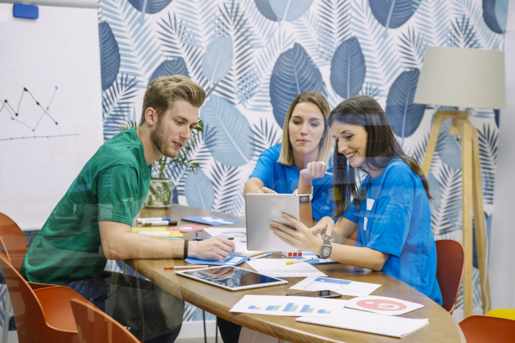 Team building a Dynamic Data Application