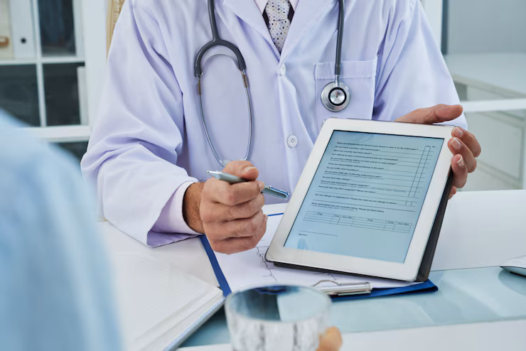 EHR system displaying auto-filled prescription details generated through data entry automation.