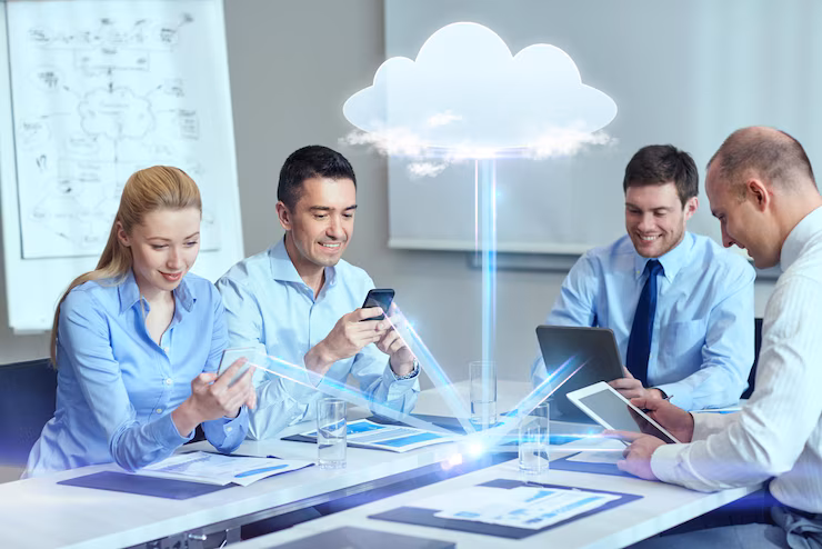 Role-based access controls (RBAC) and multi-factor authentication used to secure healthcare data in the cloud.