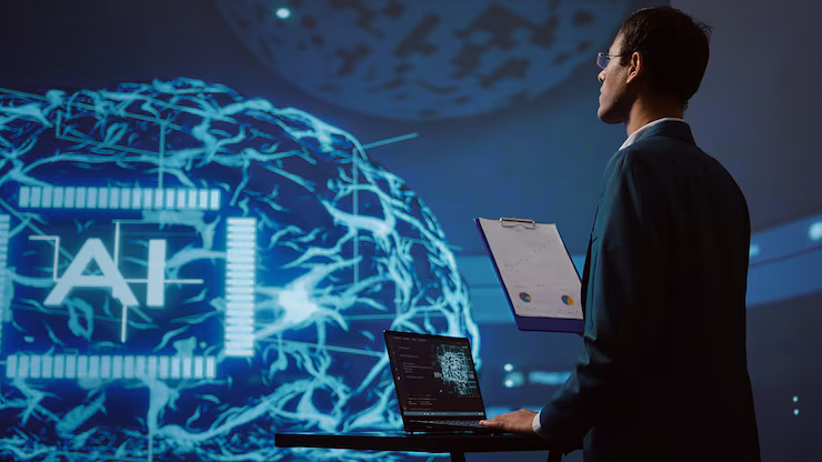 machine learning models processing user data to personalize accessibility features for diverse user needs.