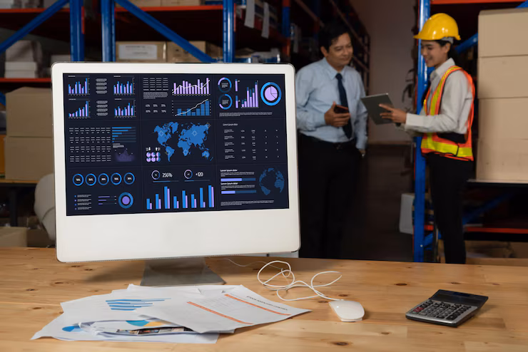 Analytics dashboard displaying live business metrics and insights powered by the real-time pipeline.