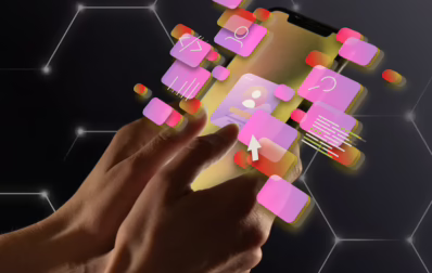 Agile-Driven Digital Transformation in Action Digital tools, illustrating agile methodologies driving digital transformation